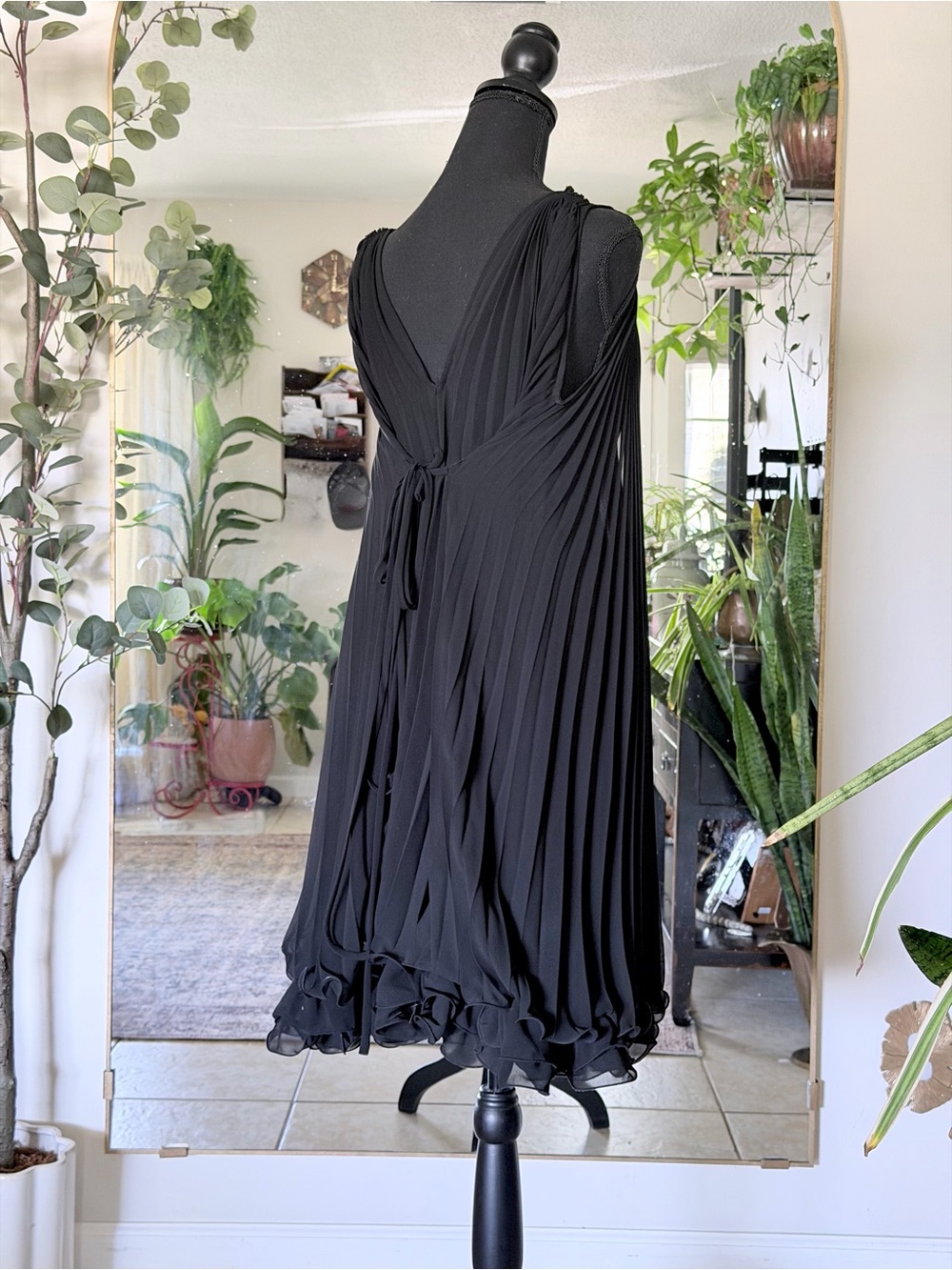 Alberto Makali Avant Garde Chiffon Bubble Hem Dress Gothic Fairy Grunge Mini Med - Picture 2 of 12